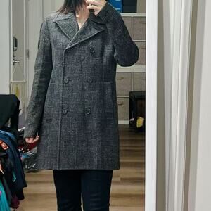 Allsaints Nala Porto Double Breasted Womens Pea Coat